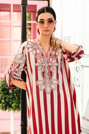 Alternative view of 3 Piece Unstitched Embroidered Lawn Suit | MPT-2609-A