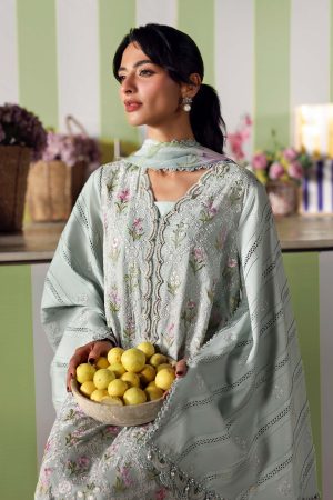 Alternative view of 3 Piece Unstitched Embroidered Lawn Suit