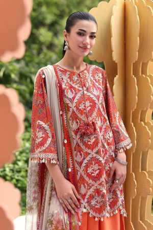 Alternative view of 3 Piece Unstitched Embroidered Lawn Suit