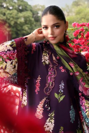 Alternative view of 3 Piece Unstitched Embroidered Lawn Suit