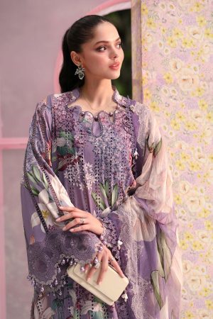 Alternative view of 3 Piece Unstitched Embroidered Lawn Suit