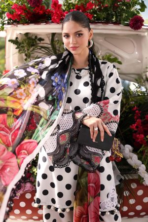 Alternative view of 3 Piece Unstitched Embroidered Lawn Suit